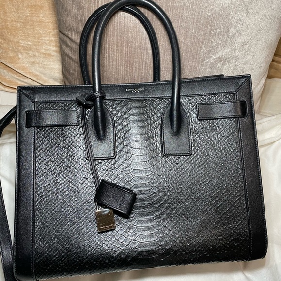 YSL Python Print Sac de Jour - Picture 4 of 14
